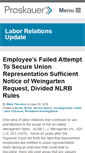 Mobile Screenshot of laborrelationsupdate.com